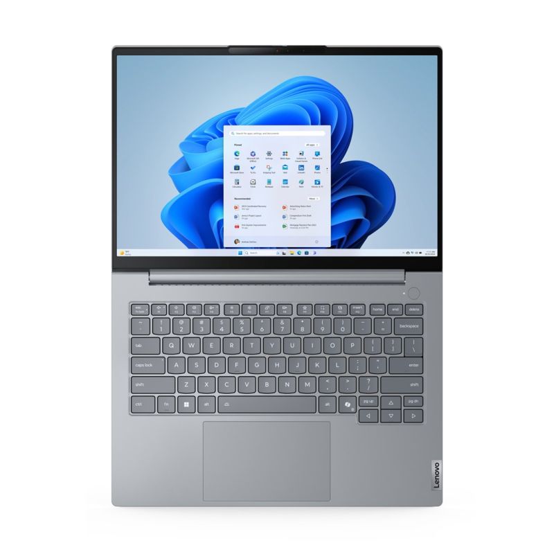 12. Lenovo ThinkBook 14 G8 Core 7 240H 14" WUXGA IPS 300 Nits AG 60Hz 16GB DDR5 5600 SSD512 Intel Grafik 45Wh LAN W11Pro Arktisgrau 3 Jahre Vor-Ort-Service