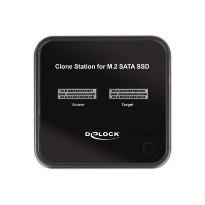 4. DeLOCK M.2 Dockingstation für 2 x M.2 SATA SSDs mit Klonfunktion