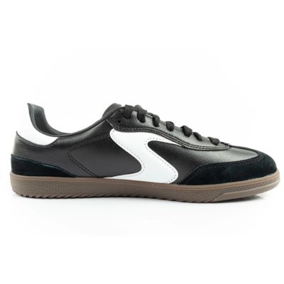 13. Skechers Kickoff Damen Sportschuhe Sneakers Schwarz Leder