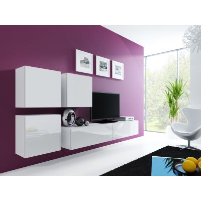11. TV-Schrank VIGO '180' 30/180/40 weiß/weiß glänzend