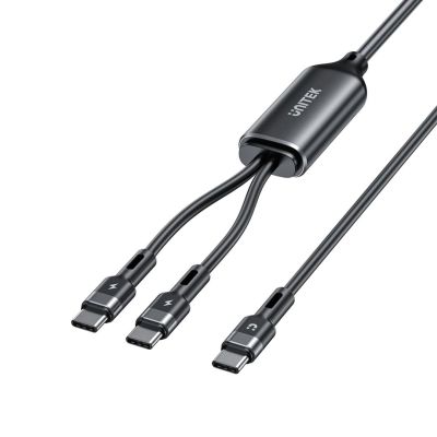 2. UNITEK USB-C-Kabel 2-in-1 PD 100W Silikon 1,8 m