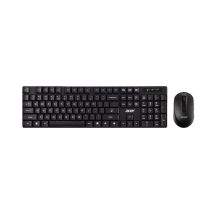 Acer GP.ACC11.03M Tastatur und Maus inklusive, kabellos, für Zuhause/Büro, Schwarz/Grau
