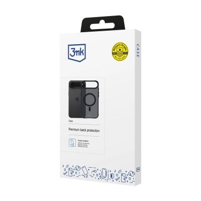 7. 3mk Smoke MagCase für iPhone 17 Air - Schwarz, halbtransparent