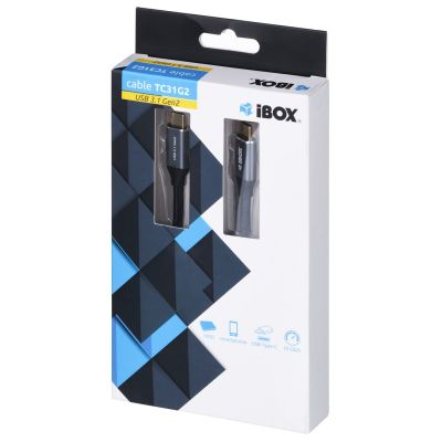 5. IBOX IKUMTC31G2 Kabel (USB Typ C - USB Typ C; 1 m; schwarz)
