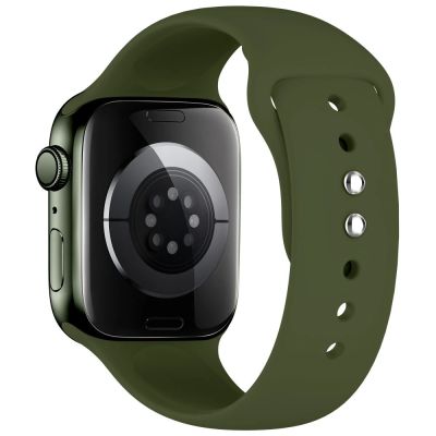 2. Tech-Protect Silikonarmband für Apple Watch 44 / 45 / 46 / 49 mm – Grün