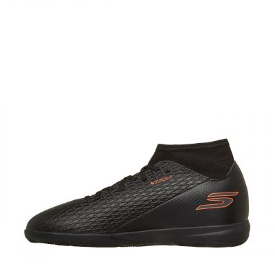 4. Skechers SKX_2 Kinder-Fußballschuhe Schwarz und Orange 252170L