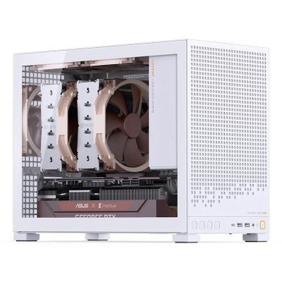 2. Jonsbo D32 PRO White PC-Gehäuse, Mini-Gehäuse, mATX, Tempered Glass – weiß
