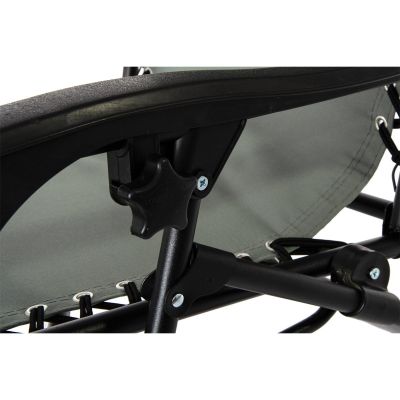 8. BLISS MULTIFUNKTIONALER, FALTBARER GARTENSTUHL MIT KOPFSTÜTZE, GRAU