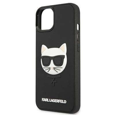 6. Karl Lagerfeld 3D Rubber Choupette Case für iPhone 13 mini - Schwarz