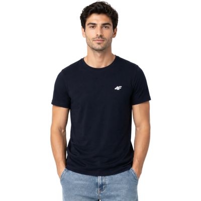Herren-T-Shirt 4F M4214 marineblau 4FWSS26TTSHM4214 31S