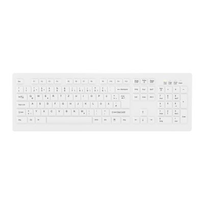 4. CHERRY AK-C8100F-FU1-W/GE Tastatur, kabellos, QWERTZ, Deutsch, Weiß