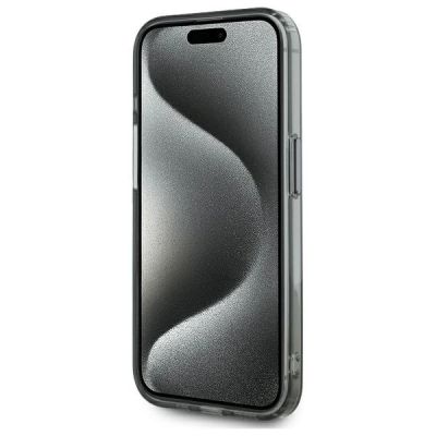 2. Karl Lagerfeld KLHMP15LHLSKIK iPhone 15 Pro 6,1" schwarz/schwarzes Hardcase IML Metal Karl Head MagSafe