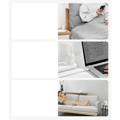 15. Baseus Superior Kabel USB - USB Typ C 6A 66W 2m weiß (CATYS-A02)