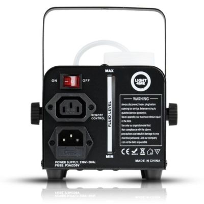 3. LIGHT4ME FM 500 LED V2 – Nebelmaschine, kabellose Fernbedienung, 500 W Leistung, 3 x 1 W RGB-Lichteffekte