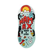 Hamax Twin Tip Surfer Graffiti Mountain Schneegleiter mint 550072
