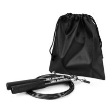 Aluminium-Springseil mit Stahlkabel DBX Pro Schwarz + Hülle