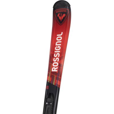 2. Rossignol Hero Jr 100-140 Kid-X / Kid 4 GW B76 Schwarze Ski