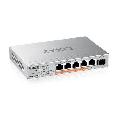 Zyxel XMG-105HP 6p PoE-Switch (PoE++: 4) 70W Unmanaged Multigigabit