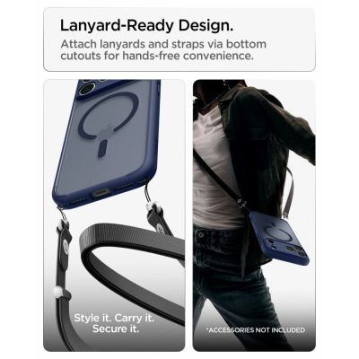 12. Spigen Ultra Hybrid MagSafe Hülle für iPhone 18 Pro Max / 17 Pro Max – Dunkelblau