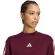 4. Damen-T-Shirt adidas Essentials 3-Stripes Boyfriend bordeaux KX0793