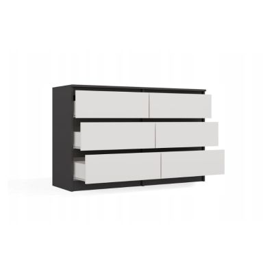 6. M6 MALWA KOMMODE 120CM ANTI-/WEISS-SET