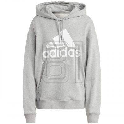 3. adidas Essentials Big Logo Oversized French Terry Hoodie W IC9865