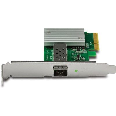 3. Netzwerkkarte - PCIe 2.0 x4 Low Profile - 10 Gigabit SFP+ - TRENDnet TEG-10GECSFP