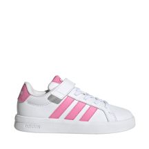 Adidas Grand Court 3.0 Kinderschuhe weiß und rosa JP9371