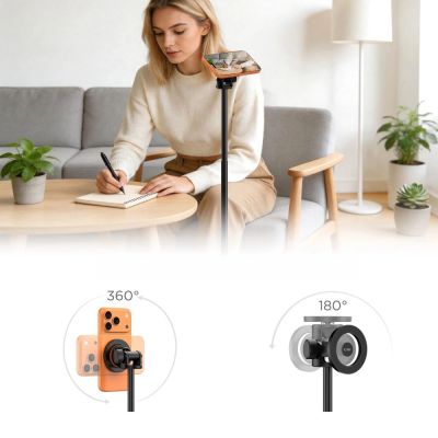5. Tech-Protect L03S MagSafe Bluetooth-Selfie-Stick-Stativ – Schwarz