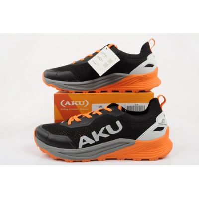 11. Aku Herren-Outdoor-Trekkingschuhe Aira, bequeme Wanderschuhe, schwarz, grau, orange