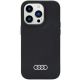 Audi Silikonhülle iPhone 14 Pro Max 6,7" schwarz/schwarz Hardcase AU-LSRIP14PM-Q3/D1-BK
