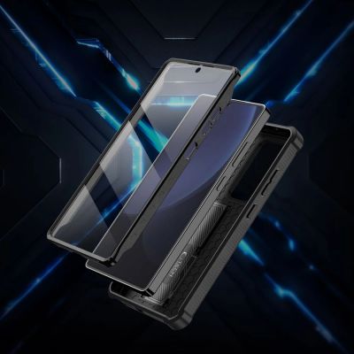 4. Tech-Protect Kevlar Cam+ Hülle für Samsung Galaxy S25 Ultra - Schwarz
