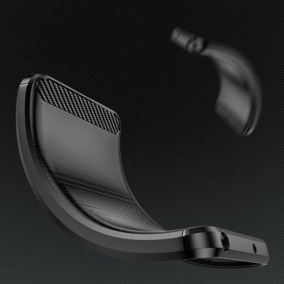 5. Carbon Case Silikonhülle für iPhone 16 Pro - Schwarz