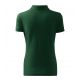 3. Damen-Poloshirt aus Baumwolle (Dunkelgrün)