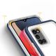 4. Klare 3in1 Hülle für Samsung Galaxy A03s (166) Rahmen Gel Cover Blau