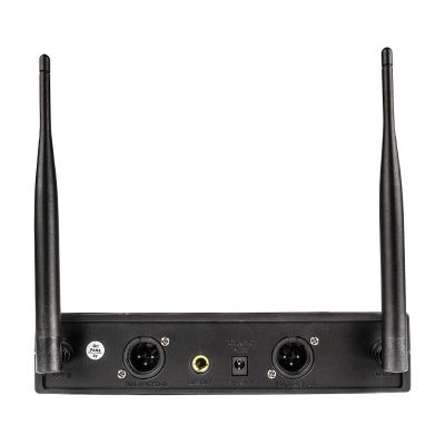 4. DNA DVS2 – Drahtloses Mikrofon, 2 Handsender + Basisstation, UHF-Band 560–590 MHz