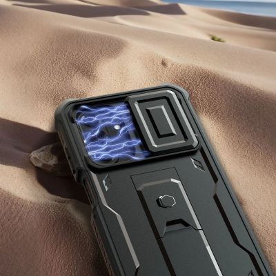 2. Tech-Protect Kevlar Cam+ Hülle für Samsung Galaxy A17 4G / 5G - Schwarz