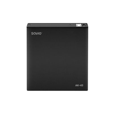 SAVIO Externer Slim-CD/DVD-R/RW-Brenner – USB 2.0 AK-43