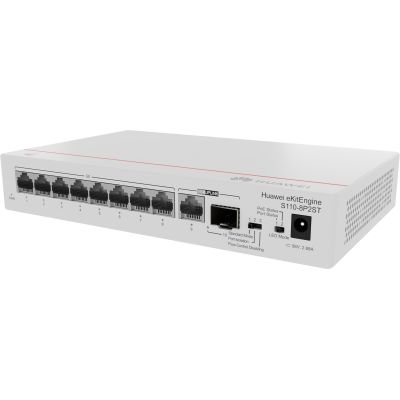 5. Huawei CloudEngine S110-8P2ST PoE-Unterstützung Grau