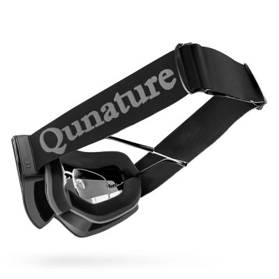 9. Qunature Black rahmenlose Skibrille – Schwarz