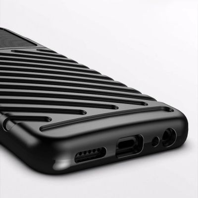 12. Thunder Case Flexibel Robuste Panzer Handyhülle TPU Schutzhülle für Samsung Galaxy A22 5G blau