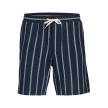 Jack&Jones Herren-Streifenshorts JPSTJAIDEN COBA STRIPE JOG SHORTS REG SN 12274413 SKY CAPTAIN/STRIPES