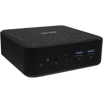 Acer Revo Box RB102 Mini-PC mit Intel Core Ultra 5 120U, 16 GB DDR4-SDRAM, 512 GB SSD und Windows 11 Pro, Schwarz