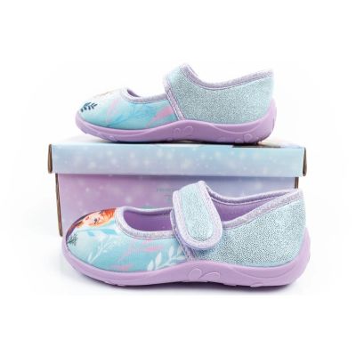 19. Leomil Frozen Kinderschuhe Ballerina Hausschuhe Hausschuhe mit Klettverschluss
