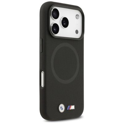4. BMW M FW MagSafe Hülle mit Metalllogo für iPhone 17 Pro Max – Schwarz