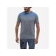 3. MILLET Seneca Heather Ts Ss M Herren-T-Shirt grau blau