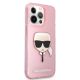 4. Karl Lagerfeld Glitzer Karl's Head Case für iPhone 13 Pro Max - Pink
