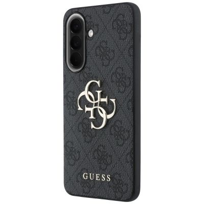 2. Guess Leder-Schutzhülle mit Metalllogo für Samsung Galaxy A37 5G – Schwarz