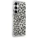 4. Guess IML Leopard Print Triangle MagSafe Hülle für Samsung Galaxy S26 - Schwarz