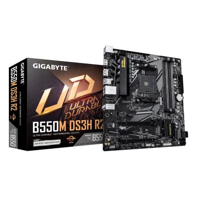 Gigabyte B550M DS3H R2 Mainboard, AMD B550, AM4, 4x DDR4, mATX